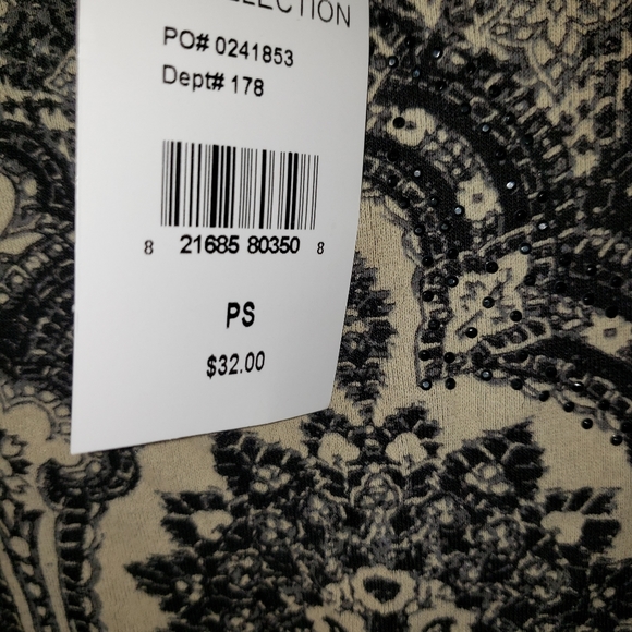 NWT VS Collection Sz.PS TShirt,Blk,Gray,Cream,Cute - Picture 4 of 5